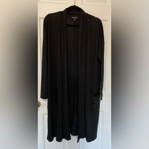 Banana Republic black duster cardigan
